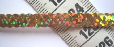 Paillettenband stretch Holo gold PB 2